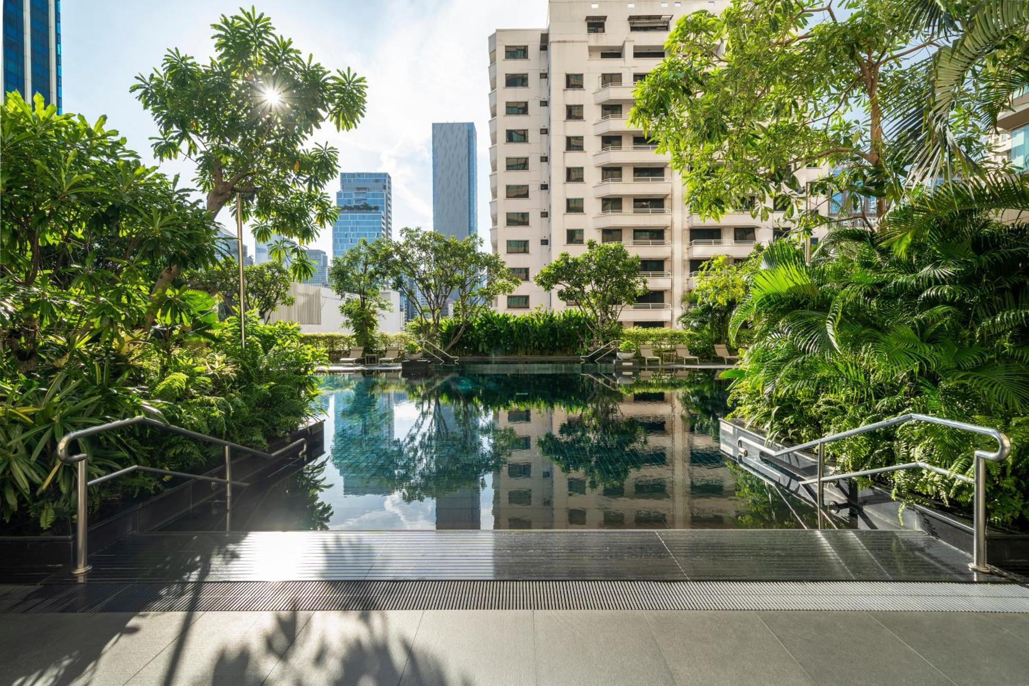 Grande Centre Point Hotel Ratchadamri Bangkok Eksteriør bilde The park