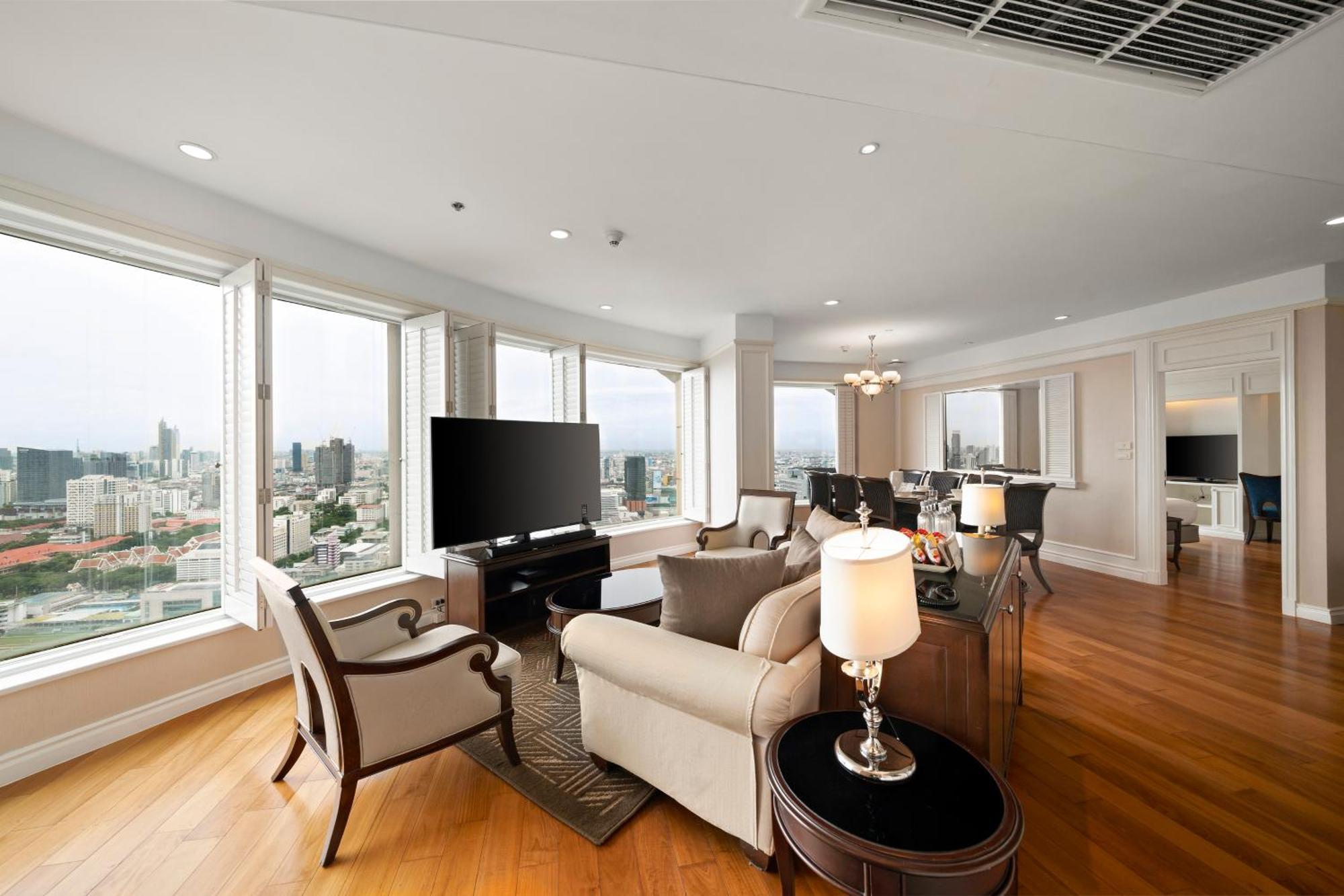 Grande Centre Point Hotel Ratchadamri Bangkok Eksteriør bilde A living room in a condominium